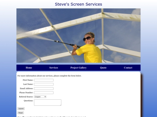 contact-steve screenshot