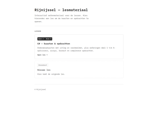 index screenshot