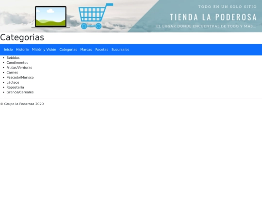 categorias screenshot
