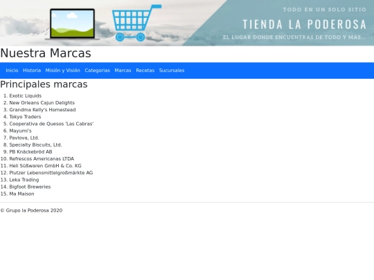 marcas screenshot