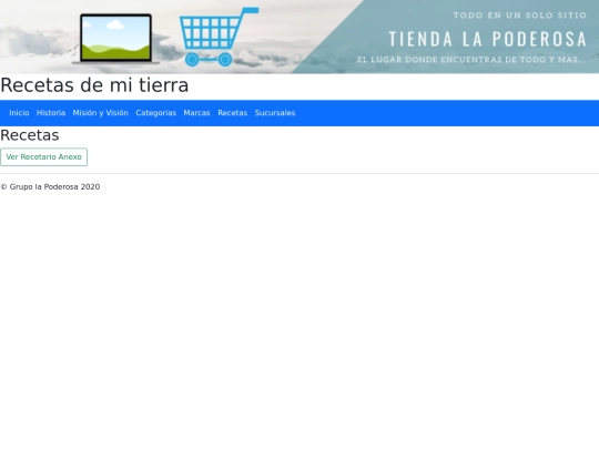 recetas screenshot