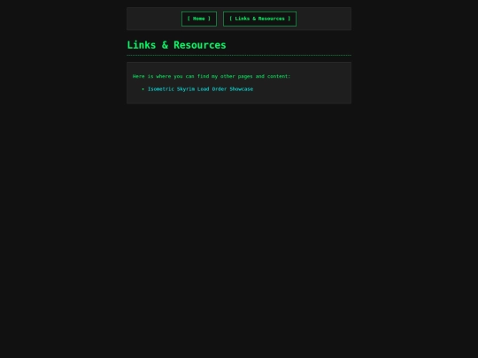 links screenshot