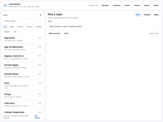 LearnAcad screenshot