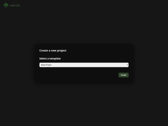 oakcode screenshot