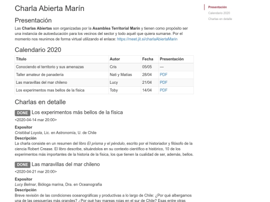 index screenshot