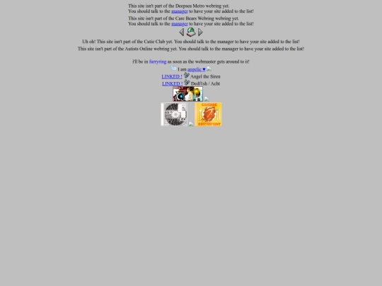 Windows Classic Pages/webrings screenshot