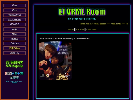vrml-room screenshot