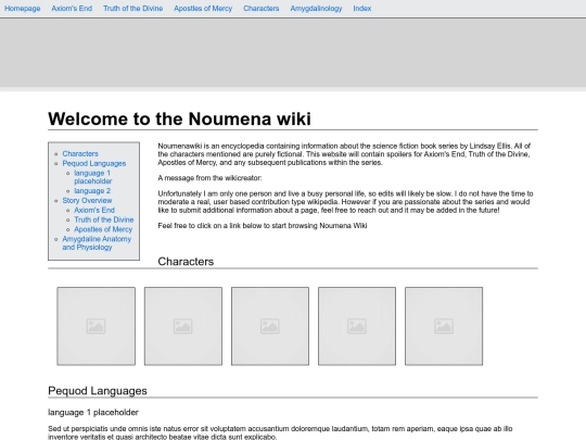 Homepage screenshot
