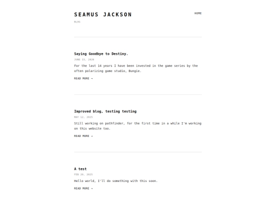 pages/blog screenshot