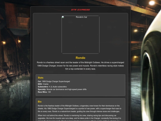 Card profiles/Rondo screenshot