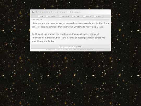 secrets screenshot