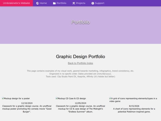 portfolio_design screenshot