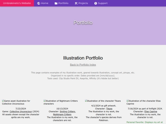 portfolio_illustration screenshot