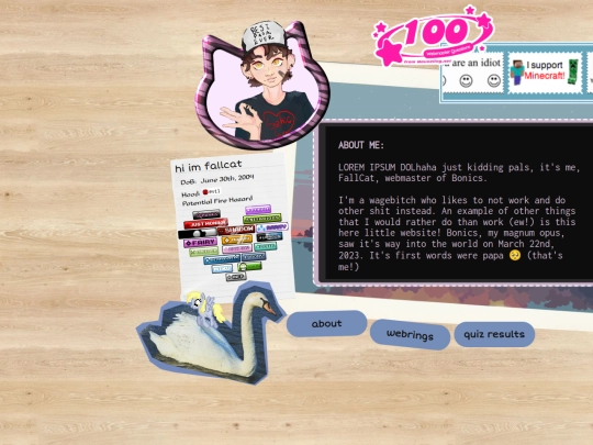 aboutme screenshot