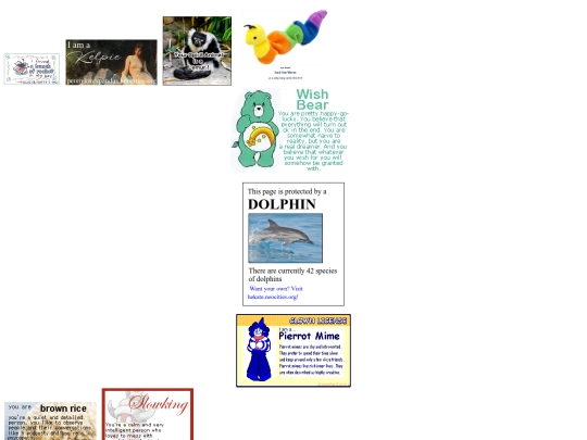 aboutme/nav/quizresults screenshot
