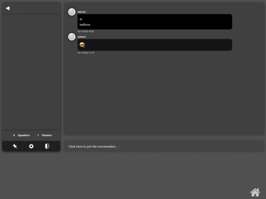 chatroom screenshot