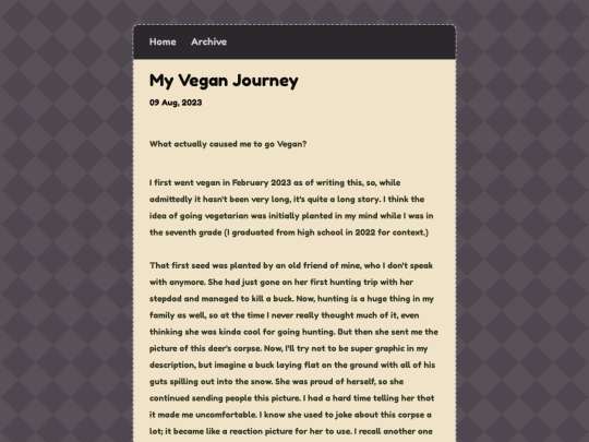 fallblog/posts/2023-08-09-My-Vegan-Journey screenshot