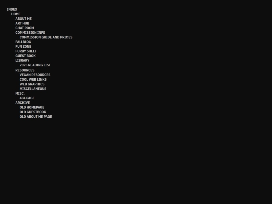 sitemap/thingy screenshot