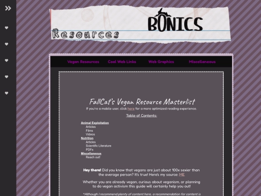 vegan-resources screenshot