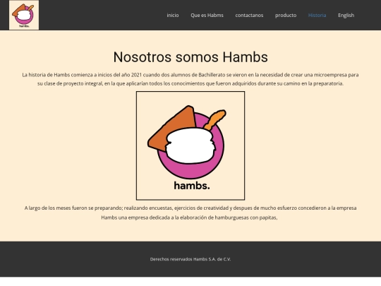 empresa/Historia screenshot