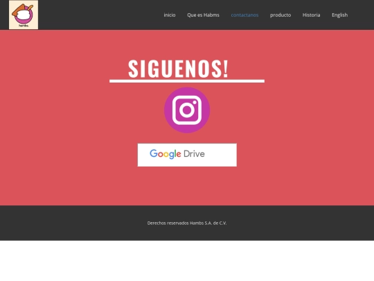 empresa/contactanos screenshot