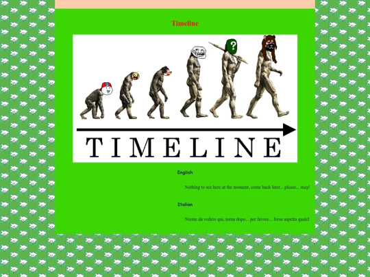 Timeline/hub screenshot