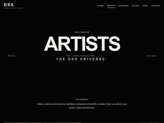 artists screenshot