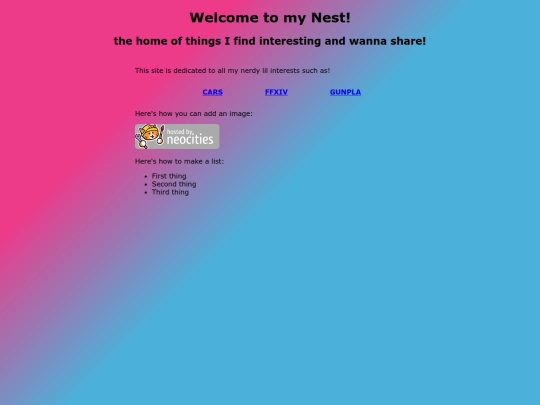 index screenshot