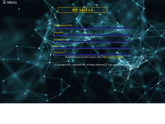 e-resume4 screenshot