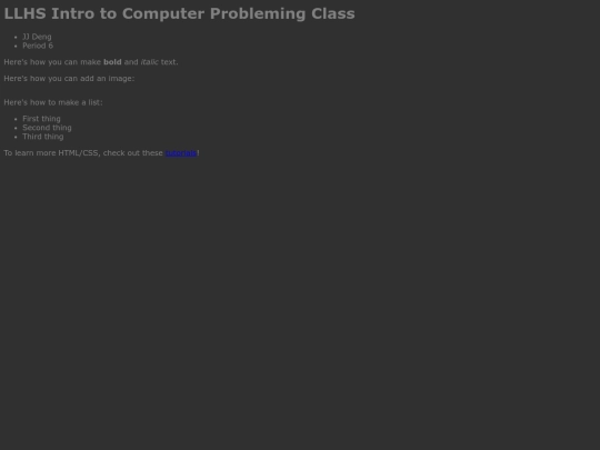 Mywebsite screenshot