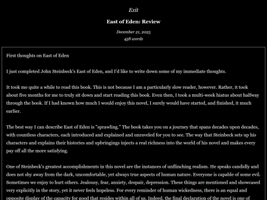 text/eastofeden screenshot