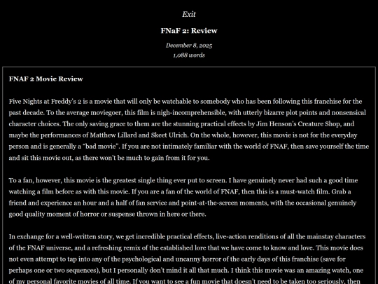 text/fnaf2review screenshot