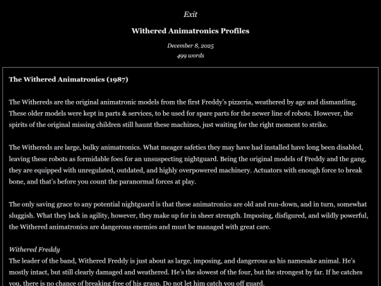 text/witheredprofiles screenshot