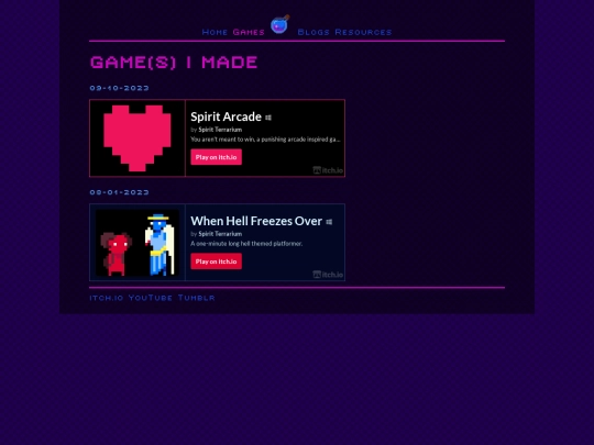 games screenshot