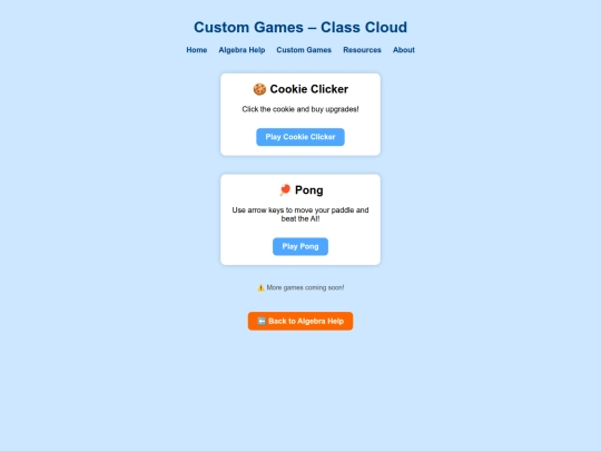 custom-games screenshot