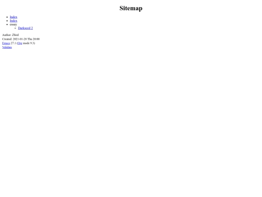 sitemap screenshot
