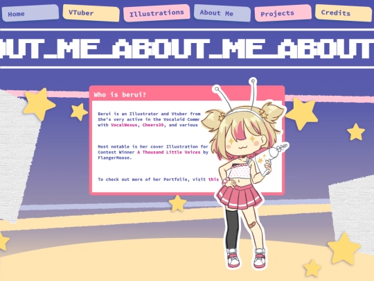 aboutme screenshot