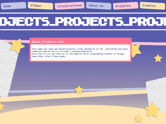 projects screenshot