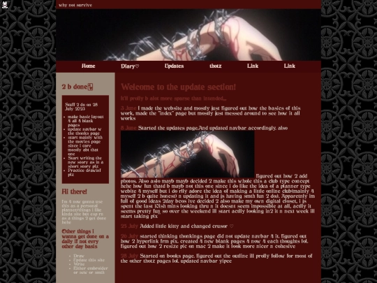 updates screenshot