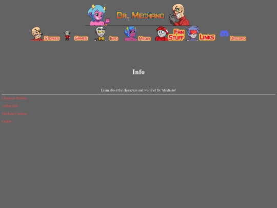 info screenshot