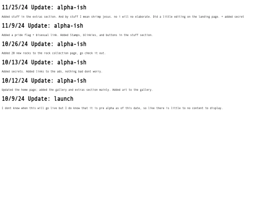 updatelog screenshot
