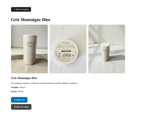 PROFUMI/gris-montaigne screenshot
