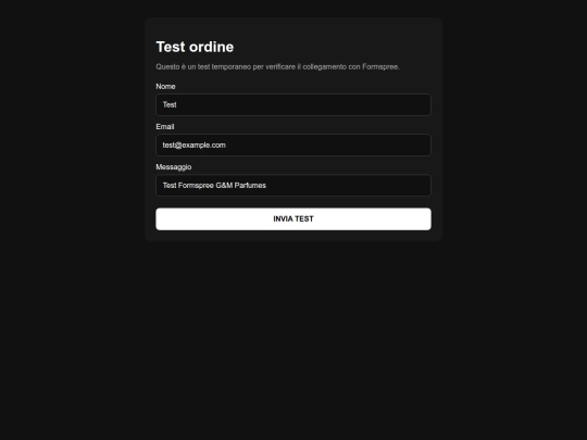 PROFUMI/ordine screenshot