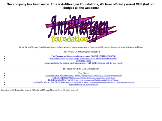 antinextgenfoundation/projectohp screenshot