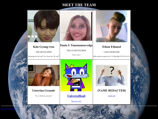 team screenshot