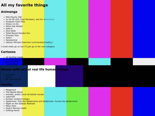 favorites screenshot