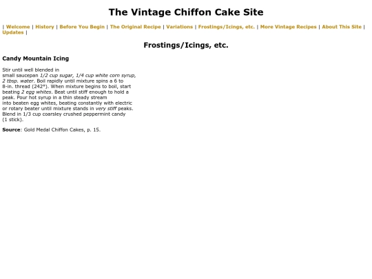 bettycrockercandymountainicing screenshot