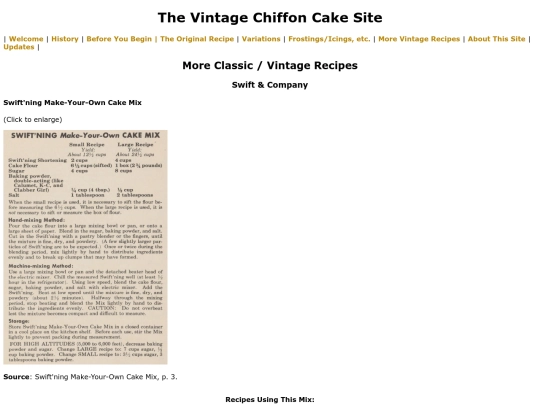 swiftmakeyourowncakemix screenshot