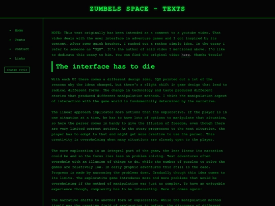 interface screenshot
