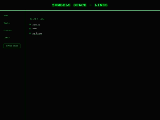 links screenshot
